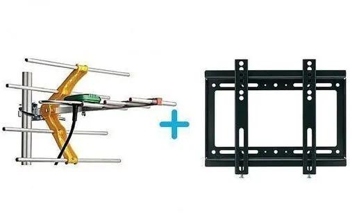 Digital TV Aerial-10m Cable +TV Wall Mount Bracket