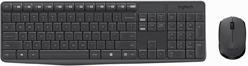 Logitech - Combo Wireless Keyboard &amp; Mouse MK235 - English