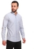Andora Thin Striped Full Sleeves Shirt - Navy Blue & White