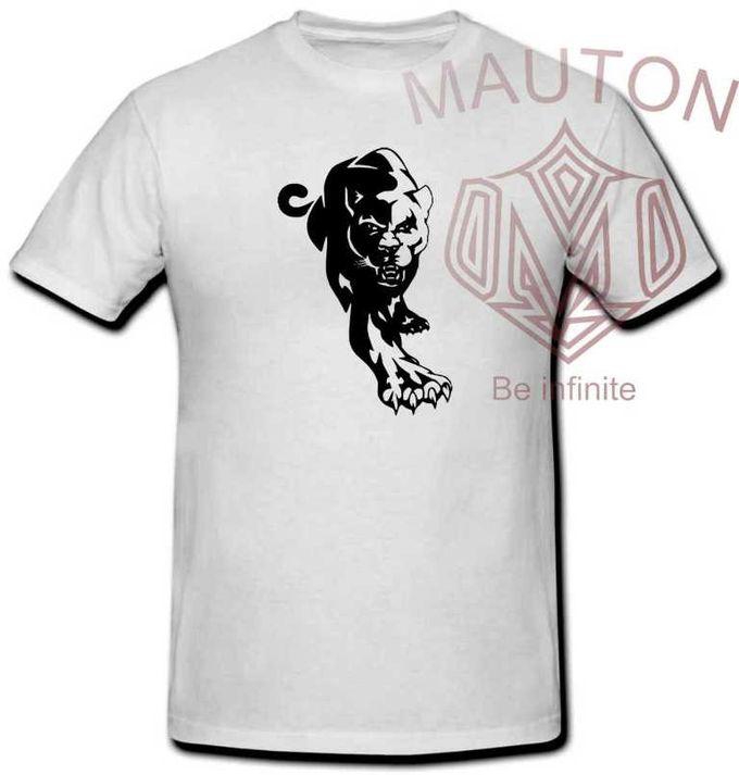 Mauton WIILD PANTHER Printed Shirt-BLACK