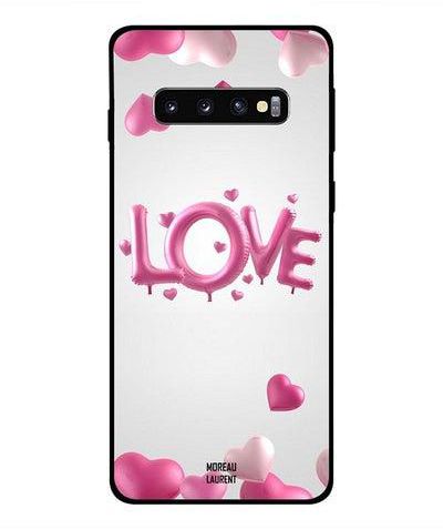 Samsung Galaxy S10 Case Cover White/Pink White/Pink
