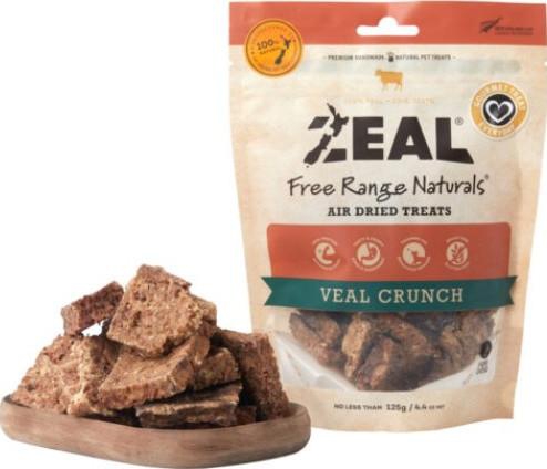 Zeal Veal Crunch Dog Treats 125g