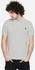 Izo Light Gray Shirt Neck T-Shirt For Men