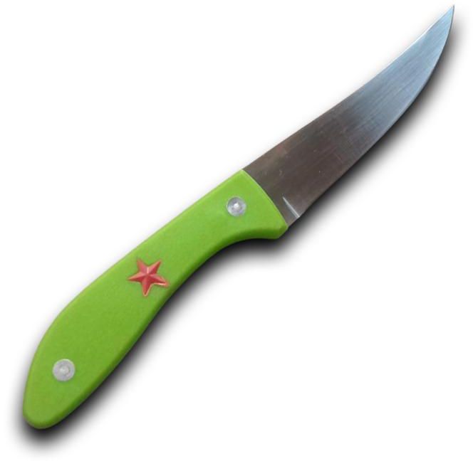 سكينة مطبخ من الستانلس ستيل بيد بلاستيك 22 سم