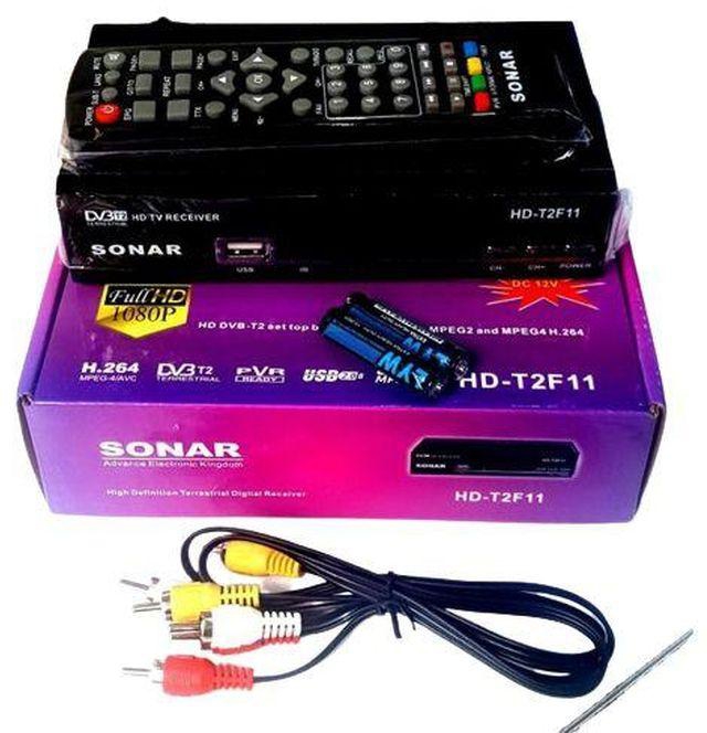 Sonar Free To Air 1080P Full HD Digital Set Box Decoder No Monthly Subscriptions