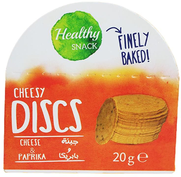 Cheesy Discs Cheese & Paprika Snacks - 45 gm