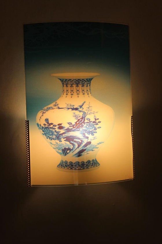 Eltahhan Wall Lamp Single Lamp-Blue Vase Color