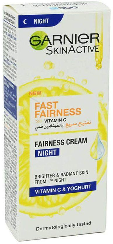 Garnier Fast Fairness Night Cream, 50ml