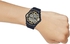 G Shock Couple Casio Quartz Analog & Digital Watch AEQ-200W-9AVDF - 51 Mm - Black