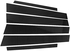Generic Carbon Fiber Car Window B-pillars Molding Trim Car Styling Stickers For BMW 3 5 Series E90 F30 F10 E60 E70 E46 F07 Accessories [E46]