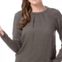 Vero Moda Bianca Long Sleeve Top For Women - Xs, Beluga