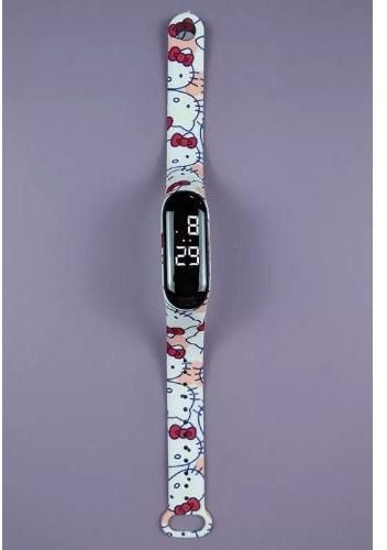Hello Kitty Character Kids Touch Screen Led Watch - White