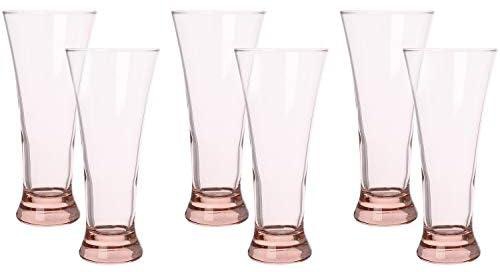 Pasabahce Pub Highball Glass - Pink, 320ml