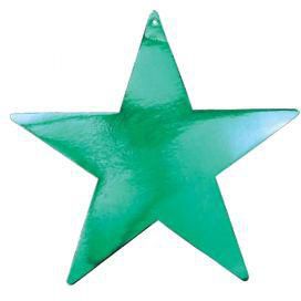 Amscan Star Foil Cutout 12" Green