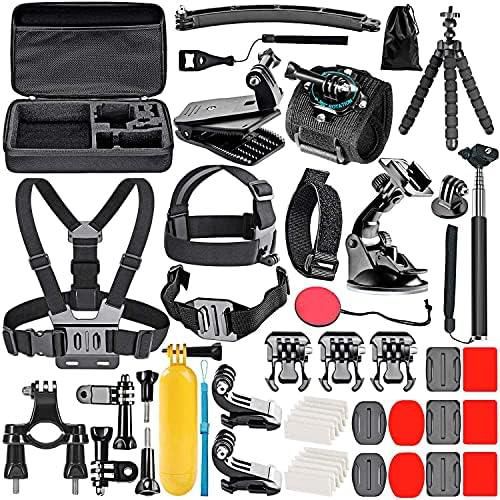 eWINNER Outdoor Sports Camera Accessories Kit Carry Case/Tripod/Bicycle Bracket and Pack for Gopro Hero10 9 Action Cameras (k653)
