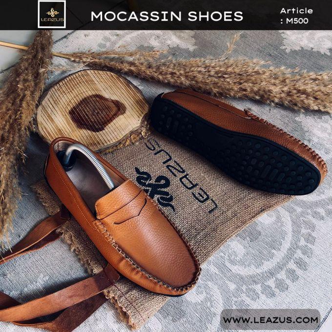 Natural Leather Leazus Casual Shoes - Havan