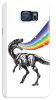 Stylizedd Samsung Galaxy Note 5 Premium Slim Snap Case Cover Matte Finish - Rainbow Dino
