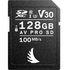 Angelbird AV PRO SD MK2 Card 128GB, UHS-I / V30 / U3 / Class 10, Read:100 MB/s Write:92 MB/s 4k