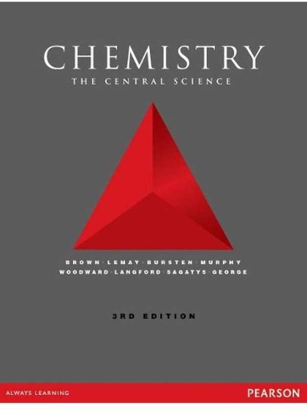 Pearson Chemistry The Central Science Plus MasteringChemistry with eText Ed 3