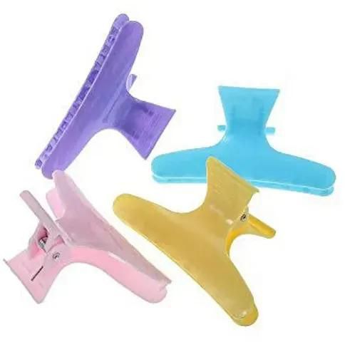 4pcs Butterfly Clamps For Hair Section Clips