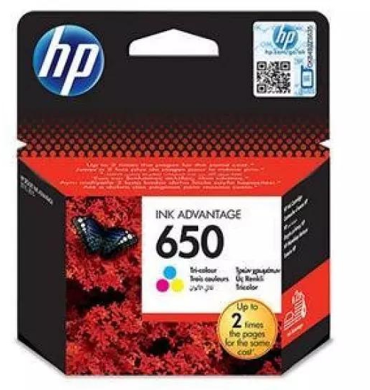 HP 650 Tri-color Ink Cartridge102AE | Gear-up.me