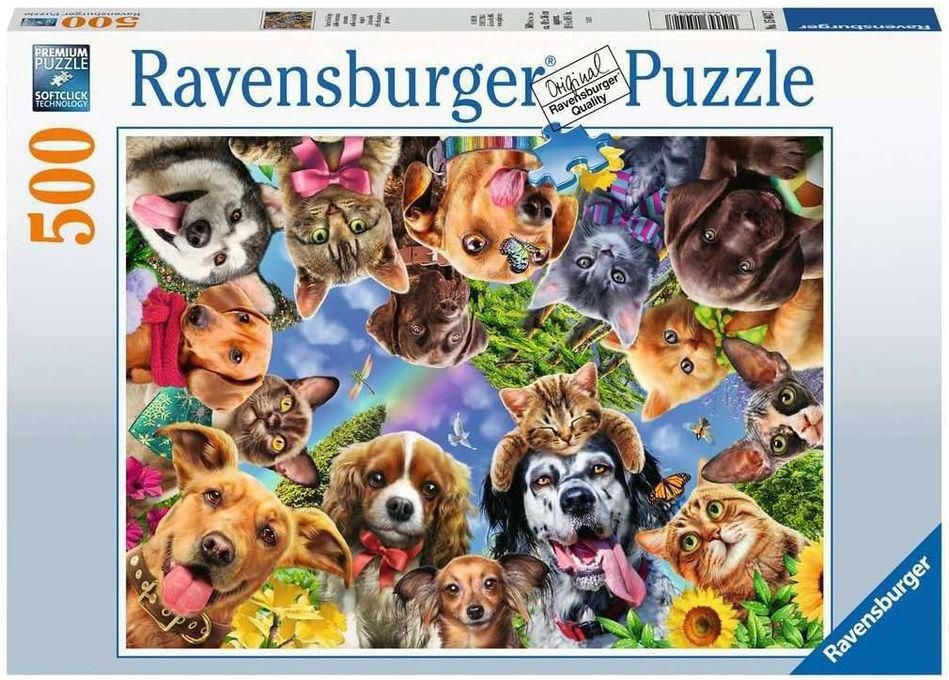 Ravensburger Ravensburger Funny Animal Selfie Puzzle - 500pcs - No:15042