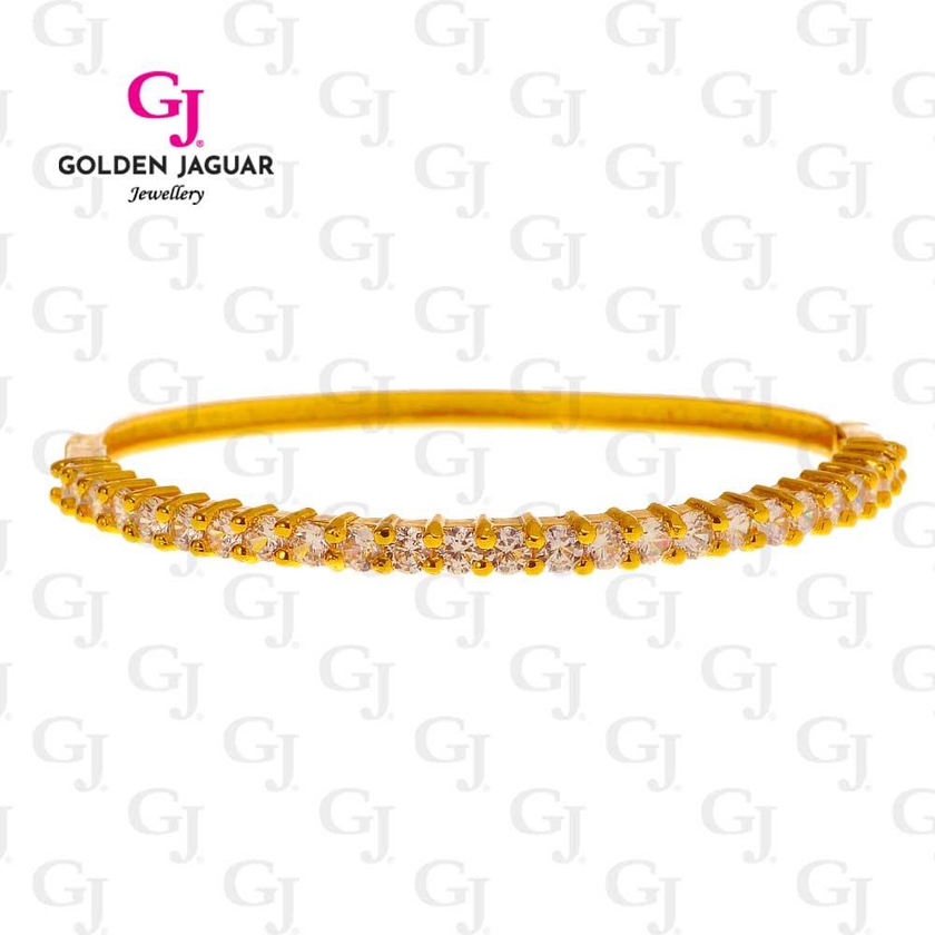 GJ Jewelry Emas Korea Bangle - Zircon Padu Hook 5765401