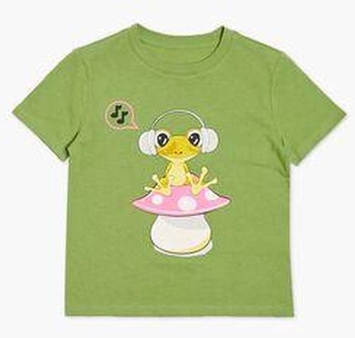 Forever 21 Girls Mushroom Frog Graphic Tee (Kids)
