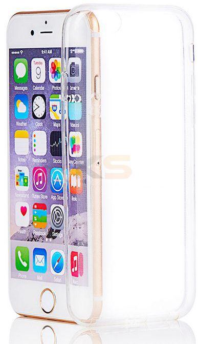 0.3mm Ultra-thin Crystal Clear Soft TPU Gel Transparent Cover Case for iPhone 6S Plus-Transparent