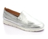 Darkwood Casual Slip On Shoes For Women- Silver
