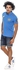 Santa Monica M707694C Orrock Polo Shirt for Men - L, Sapphire Blue