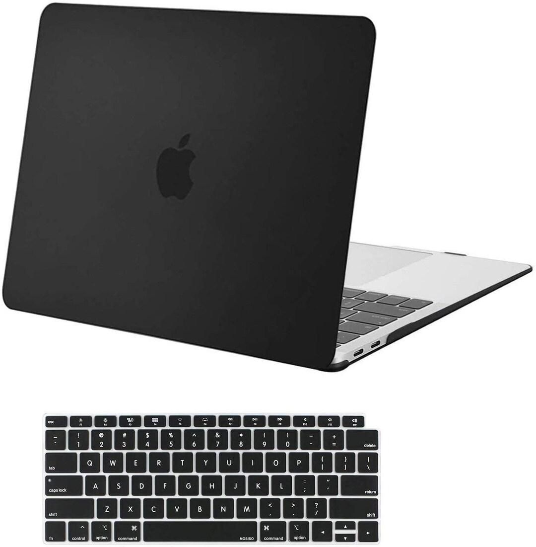 Ntech Macbook Air 13 Inch Case 2020 2019 2018 Release A2337 M1 A2179 A1932, Hard Case Shell Cover For Macbook Air 13-Inch Model A2179 A1932 With Keyboard Skin Cover &ndash;Black