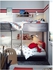 TUFFING Bunk bed frame - dark grey 90x200 cm