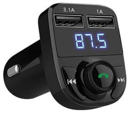 Car MP3 Audio Player Bluetooth Car Kit FM Transmitter Handsfree Calling 5V 4.1A Dual USB Car Charger Phone Charger By BDZ
