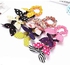 20 Pcs Cute Baby Girl‘S Rabbit Ear Hair Tie Bands Ropes Ponytail Holder Elastic Cotton Stretch Hair Styling Tools Headband Scrunchie Hair Acdessories (Color Random)