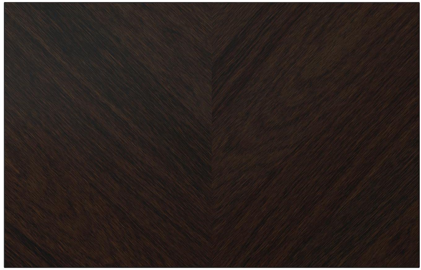HEDEVIKEN Door/drawer front - dark brown stained oak veneer 60x38 cm