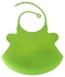 Neworldline Cartoon Baby Skin Aprons Eat Solid Convenient Waterproofing Aprons Bib-Green
