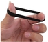 Fok Elastic Cotton Stretch Hair Ties Bands For Women/Girls - Black (Set Of 25 Pcs)