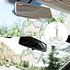 360° Rearview Mirror Phone Holder, KASTWAVE Universal Car Phone Holder Mount Car Rearview Mirror Mount Phone and GPS Holder, Car Phone Mount Clip Suitable for Most 4-6.1 Inch Mobile Phones (White)