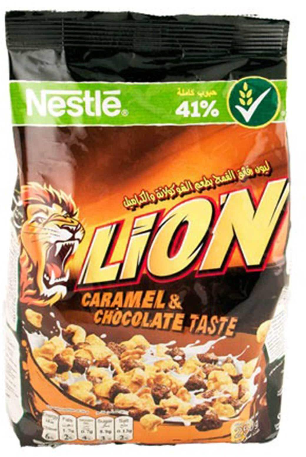 Nestle Lion Cereal with Caramel and Chocolate - 200 gram
