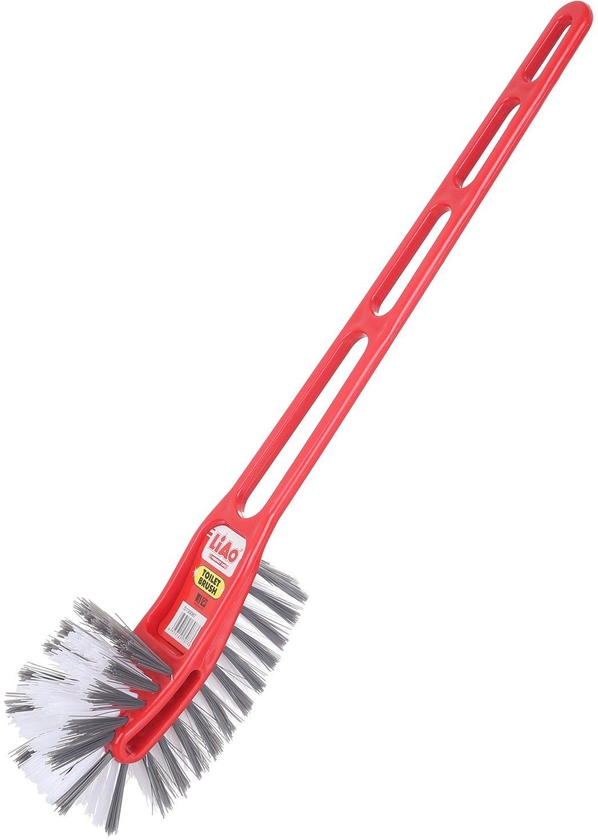 Get Liao Multi-Purpose Plastic Cleaning Brush, 44 cm - Red with best offers | Raneen.com