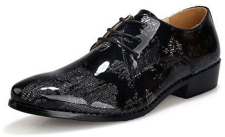 Tauntte Men Business Shoes Formal Leather Shoes Casual Men Shoes (Black) - Intl