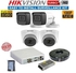 Hikvision 4 1080P Full HD 2MP CCTV Cameras Full System Kit-500GB Hdd