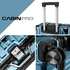 Cabinpro Lightweight Aluminum Frame Fashion Luggage Trolley Polycarbonate Hard Case Large Checked Luggage with 4 Quite 360&deg; Double Wheels CP001 Dark Blue
