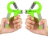 Adjustable Resistance Hand Grip - 10-40 Kg - Green/Gray