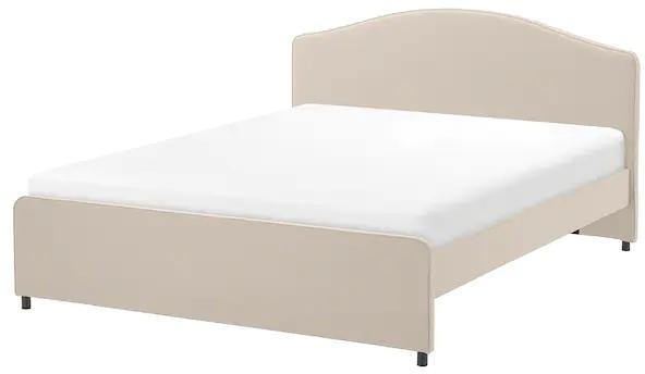 Upholstered bed frame, Lofallet beige