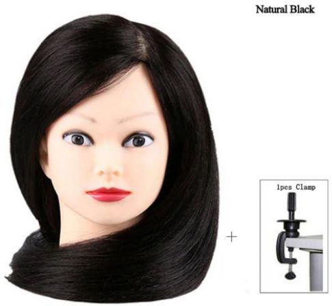 Dummy Head Doll With Hair, Hairdressing Training Doll Model