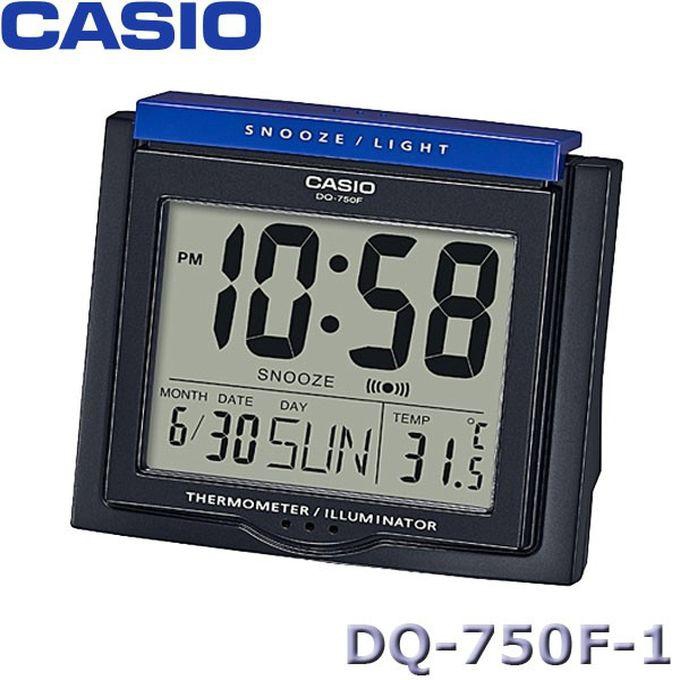 Casio DQ-750F-1DF Alarm Clock -Black