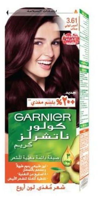 Garnier Color Naturals Creme - 3.61 Luscious Blackberry - 60+40+12ml