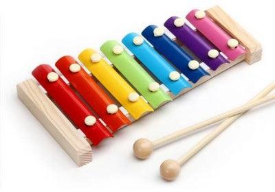 Wooden Brackets Piano Infant Toy